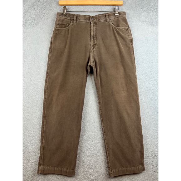 Patagonia Other - Patagonia Mens Brown Organic Cotton Corduroy Straight Leg Pants Size 34